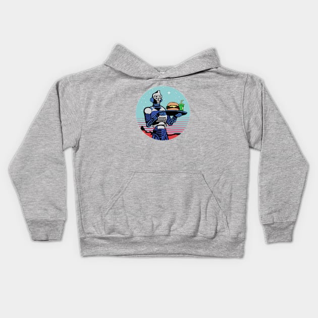 Space Meal Force Kids Hoodie by geeklyshirts